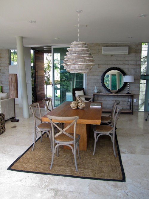Eco friendly project in the Mexican Riviera modern living room