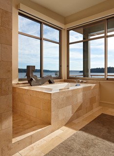Lake House Two - Bath modern bathroom