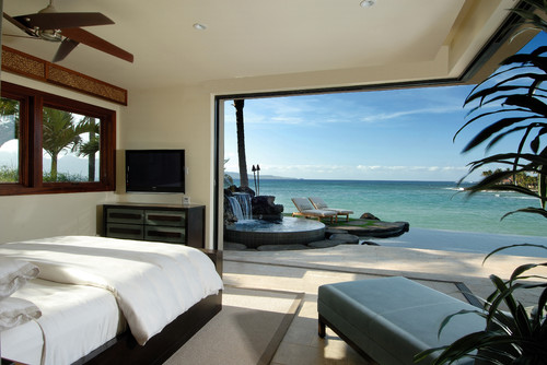Ownby Design tropical bedroom