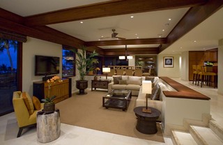 Ownby Design tropical living room