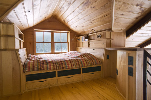 contemporary bedroom by Birdseye Design