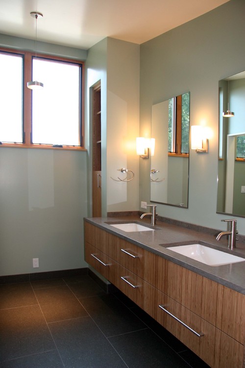 Walsh Hollon Residence contemporary bathroom
