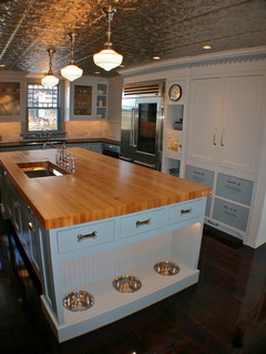 Seaside whimsy in Centerville, MA eclectic kitchen