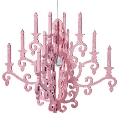 Pink Chandelier on Pink Chandelier By Twelve Timbers   Eclectic   Chandeliers     By