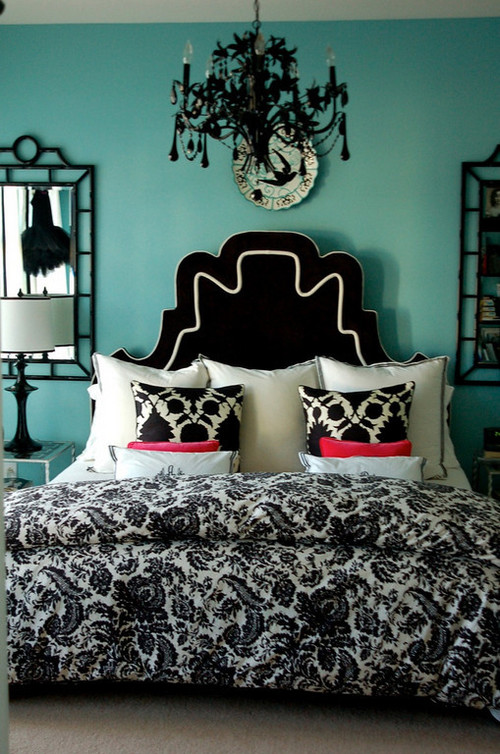 House of Turquoise: Beautiful and Bold Bedroom  