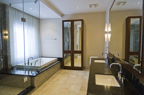 Lavish Luxury contemporary bathroom