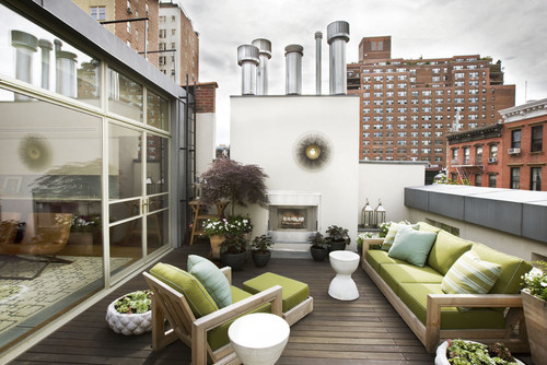 roof top terrace modern patio
