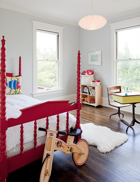 perfect kids room! eclectic kids