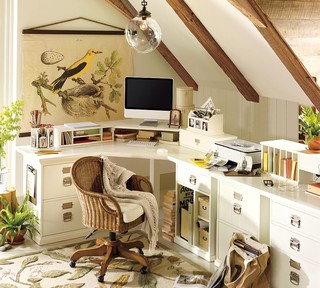 Home Office- Pottery Barn traditional home office