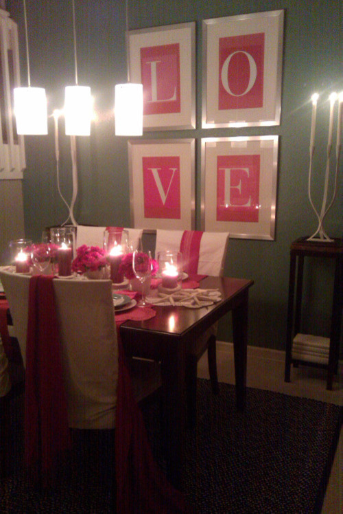 LOVE Tablescape eclectic dining room