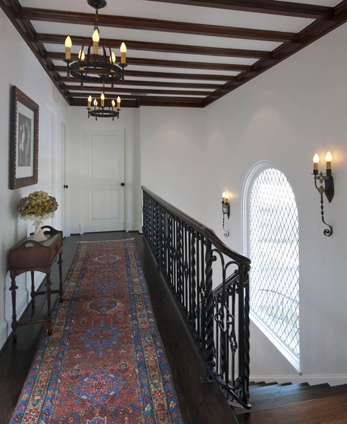 Spanish Colonial Remodel eclectic hall