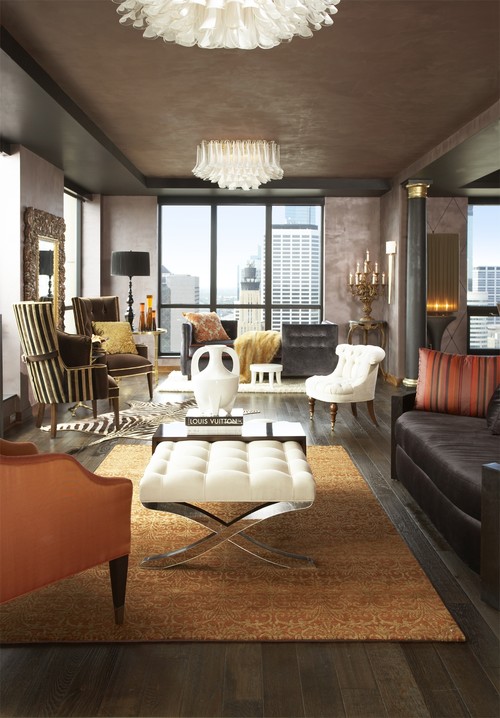 Carlyle Penthouse eclectic living room
