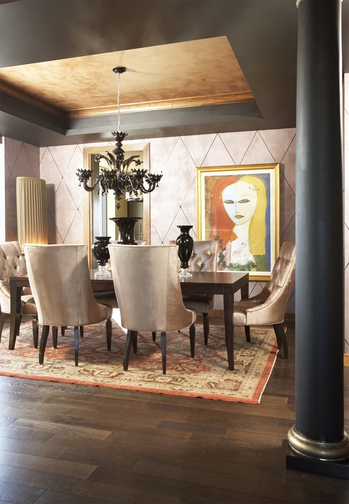Carlyle Penthouse eclectic dining room