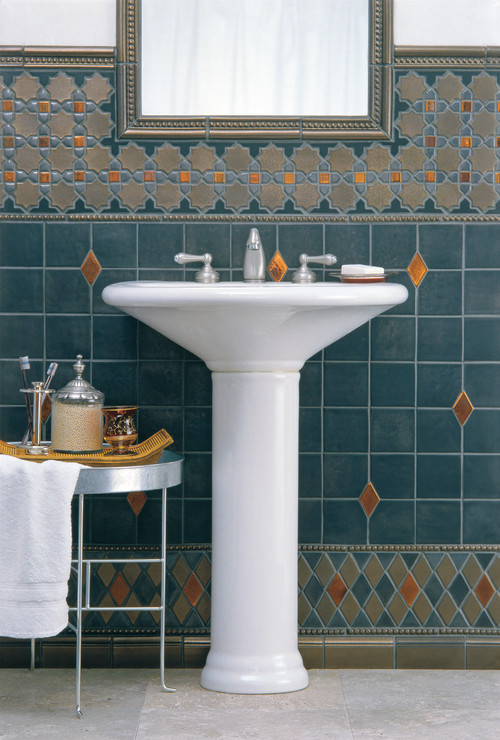 traditional powder room by Filmore Clark