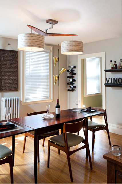 eclectic dining room by Inspired Wire Studio