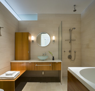 Tribeca Loft modern bathroom