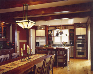Kitchen and Dining Area traditional kitchen