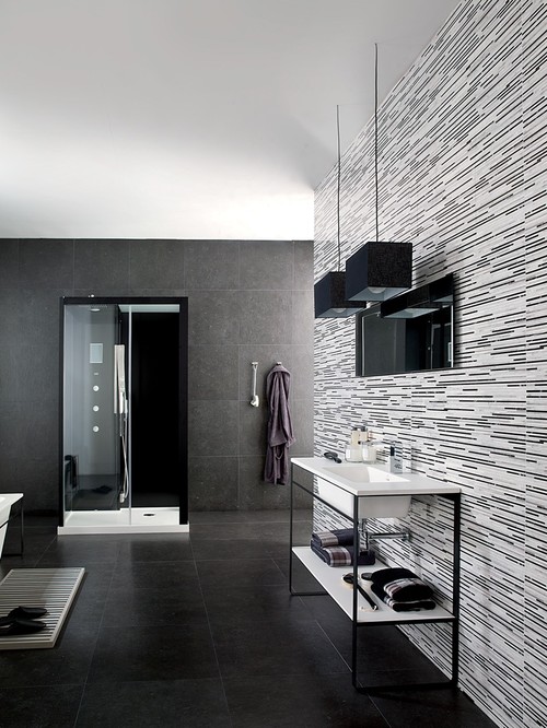 Bathroom Tile Accent Wall