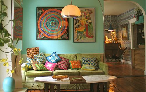 living room - portland, maine - wary meyers decorative arts eclectic 