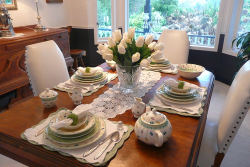 Frenchflair eclectic dining room
