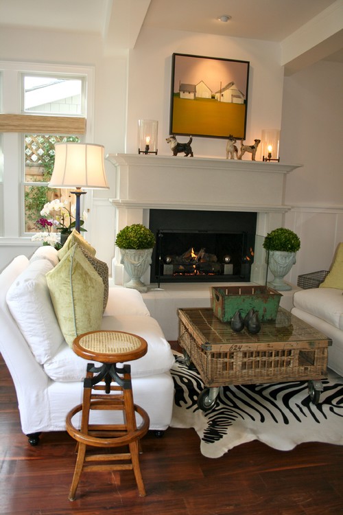 Beach House eclectic living room
