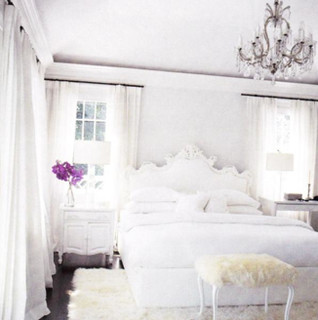 very white bedroom