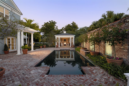 Historic Restoration and Preservation traditional pool