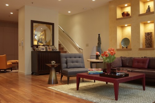 Applegate Tran Interiors contemporary living room