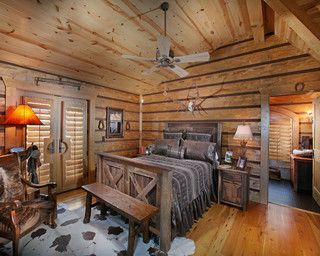 Wild Turkey Lodge Bedrooms eclectic bedroom