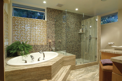 Freed Residence eclectic bathroom