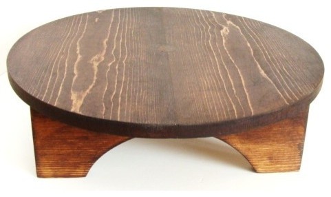 Round Cake Stand Wedding Cake Stand Wood by Bacon Square Farm contemporary