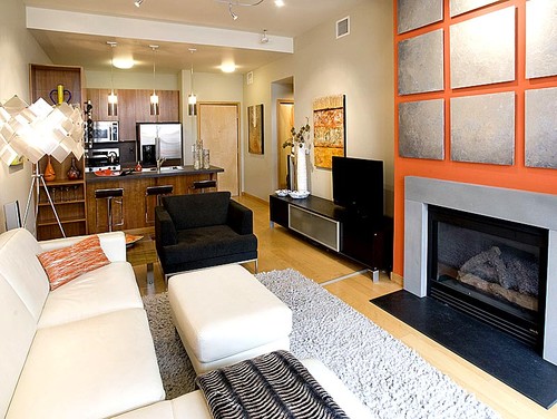 contemporary living room by Pangaea Interior Design, Portland, OR