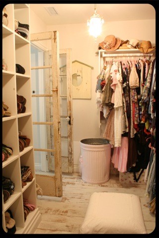 Vintage Closet traditional closet
