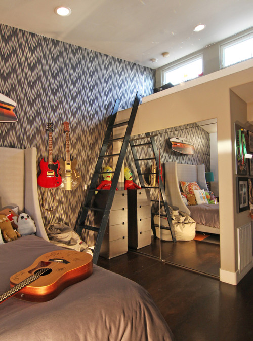 A Loft for Legos and Hours of Fun eclectic kids