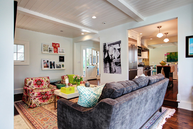 eclectic living room by Stephanie Wiley Photography