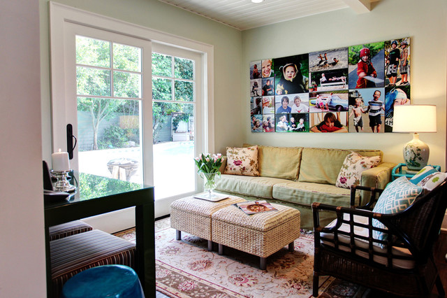 eclectic family room by Stephanie Wiley Photography