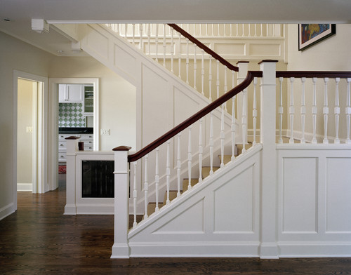 traditional staircase by Sullivan Conard Architects