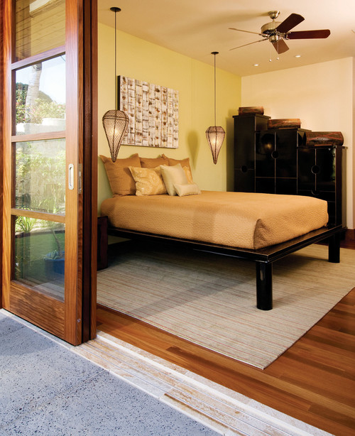 Modern Perch tropical bedroom