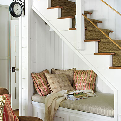 Reading Nook from Southern Living traditional living room