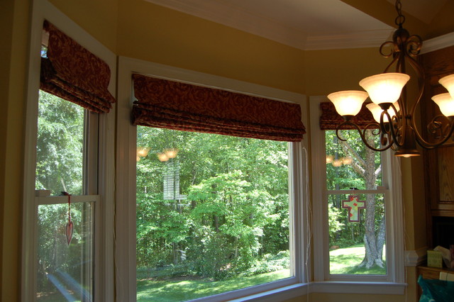 ONLY FROM SCRATCH: FAUX ROMAN SHADES FOR THE KITCHEN