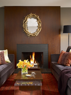 living room fireplace contemporary living room