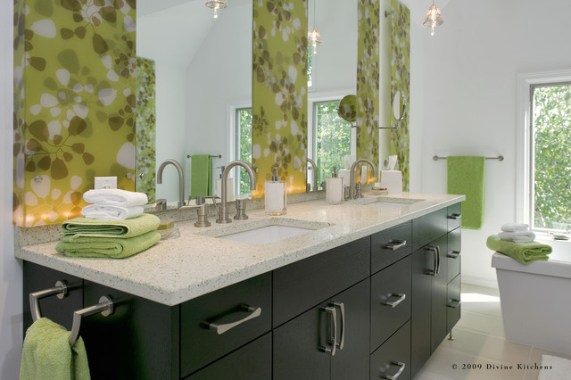contemporary bathroom by Divine Kitchens LLC