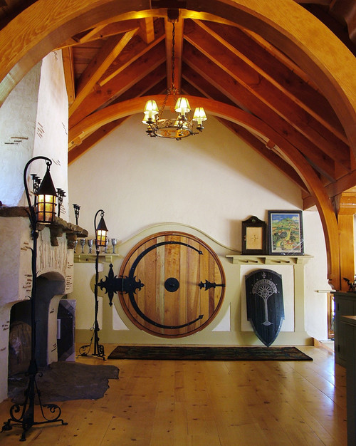 Hobbit House traditional living room