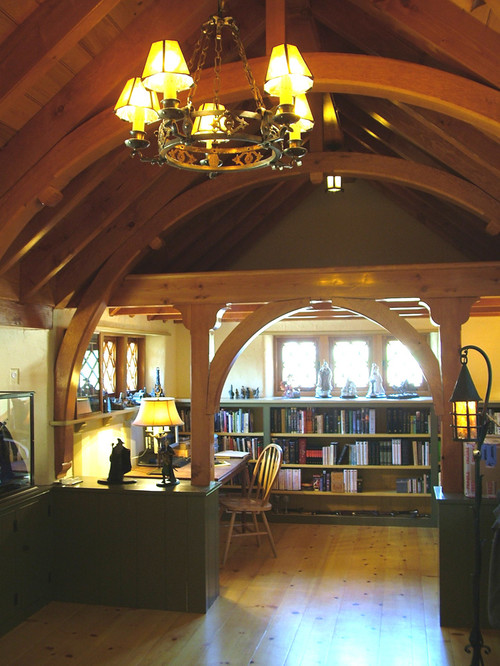 Hobbit House traditional home office