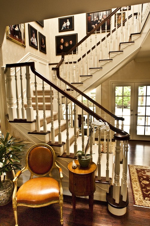 traditional staircase by Brownhouse Design, Los Altos, CA