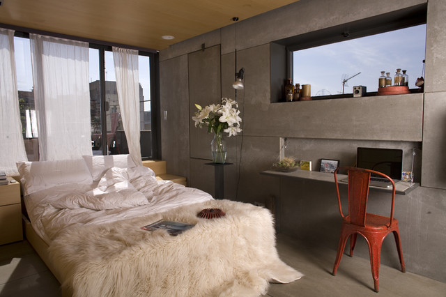 modern bedroom by Churreria Photography