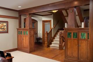 Craftsman Home traditional staircase