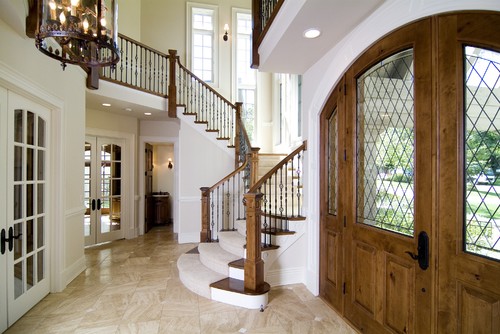 Hinsdale Staircase traditional entry