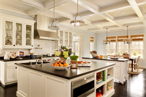 traditional kitchen by Garrison Hullinger Interior Design Inc.