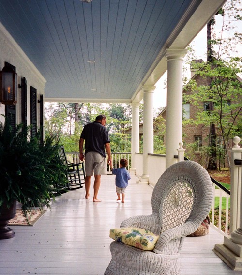Acadian Home traditional porch